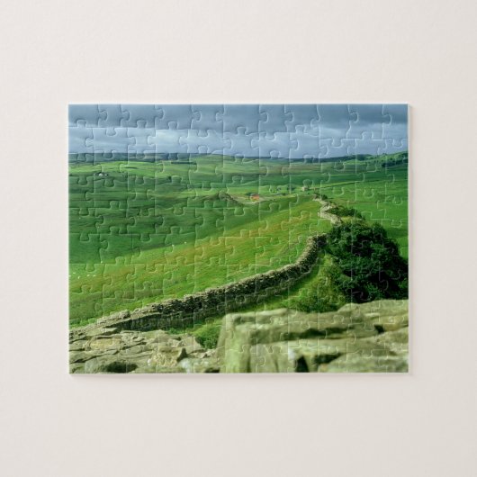 Een deel van de muur van Hadrian, tweede eeuw AD ( Legpuzzel (Horizontaal)