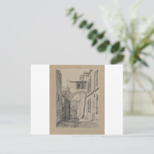 Een deel van de oude Arch genaamd Ecce Homo Briefkaart (Staand voorkant)