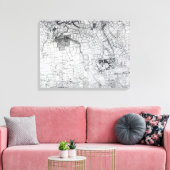 Een deel van een blad uit de enquête canvas afdruk (Insitu (Woonkamer))