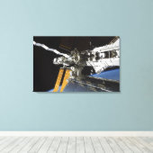 Een deel van het Columbuslaboratorium Canvas Afdruk (Insitu (Houten vloer))