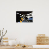 Een deel van het Columbuslaboratorium Poster (Keuken)