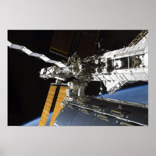 Een deel van het Columbuslaboratorium Poster