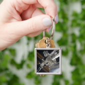Een deel van het internationale ruimtestation 3 sleutelhanger (Hand)