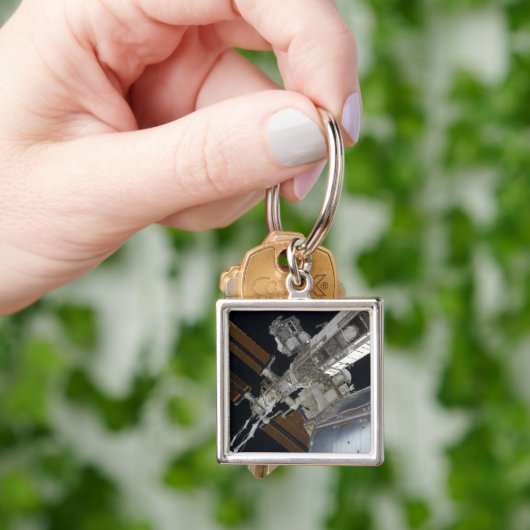 Een deel van het internationale ruimtestation 3 sleutelhanger (Hand)