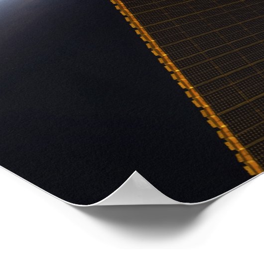 Een deel van het internationale ruimtestation poster (Hoek)