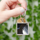 Een deel van het internationale ruimtestation sleutelhanger (Hand)