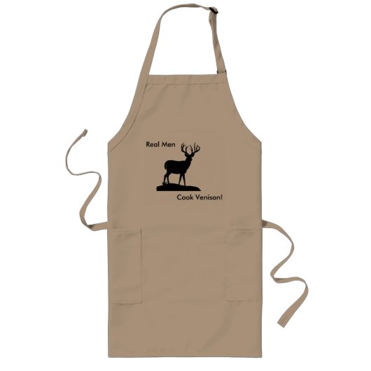 Een Deer Hunter Apron Lang Schort (Voorkant)