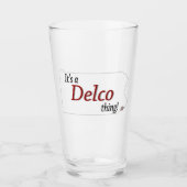 Een Delco-ding (R) Glas (Voorkant)