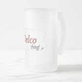 Een Delco-ding (R) Matglas Bierpul (Voorkant rechts)