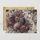 Een delicate afstoting - Gotisch Victoriaans Feestdagenkaart (Voorkant / Achterkant)