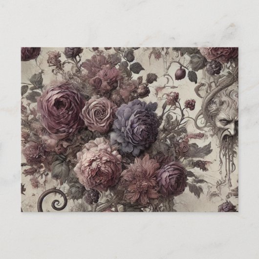 Een delicate afstoting - Gotisch Victoriaans Feestdagenkaart (Voorkant)