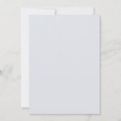 Een delicate traditionele bruiloft uitnodiging (Achterkant)