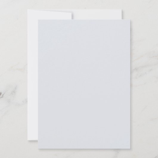 Een delicate traditionele bruiloft uitnodiging (Achterkant)