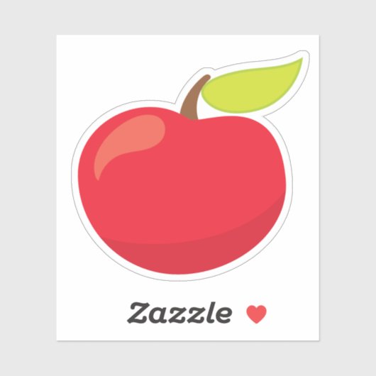 Een Delicious Apple Sticker (Vel)