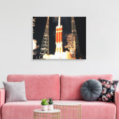 Een Delta IV - Zware raketliften uit Canvas Afdruk (Insitu (Woonkamer))