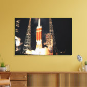Een Delta IV - Zware raketliften uit Canvas Afdruk (Insitu (Woonkamer))