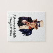 Een democratie is alleen zo sterk als haar kiezers legpuzzel (Horizontaal)