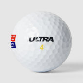 Een democratische nieuwe partijslogan als het niet golfballen (Logo)