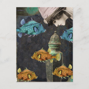 Een denkbeeld onder Zee avontuur Briefkaart