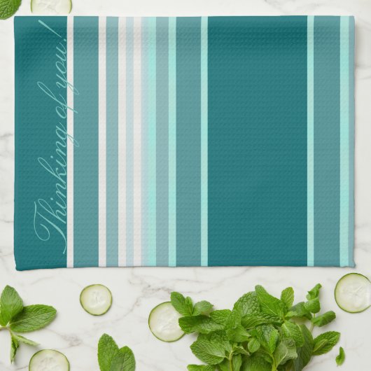 Een denken aan jou theedoek (Gevouwen)