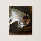 Een denkende Jack Russell Terrier Legpuzzel (Verticaal)