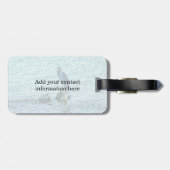 Een denker bagagelabel (Achterkant horizontaal)