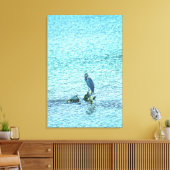 Een denker canvas afdruk (Insitu (Woonkamer))