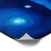 Een denker en zijn uitzicht van het universum poster (Hoek)