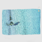 Een denker golfhanddoek (Horizontaal)