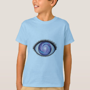 Een derde oog met stralende lijnen t-shirt