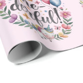 Een-derful Waterverf Eenhoorn Verjaardag Cadeaupapier (Rol Hoek)