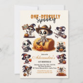 Een-Derfully Spooky Westerne Halloween Eerste Gebo Kaart (Voorkant)