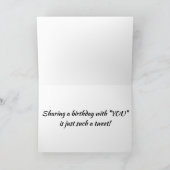 EEN DERGELIJKE TWEEET DIE EEN TWEEDE DAG MET ***U* KAART (Binnen)