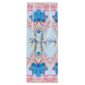 Een designer wijngeschenkzak voor elke gelegenheid wijn cadeautas (Achterkant)