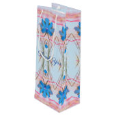 Een designer wijngeschenkzak voor elke gelegenheid wijn cadeautas (Achterkant Gekanteld)