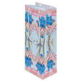 Een designer wijngeschenkzak voor elke gelegenheid wijn cadeautas (Voorkant Gekanteld)