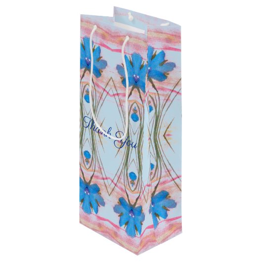 Een designer wijngeschenkzak voor elke gelegenheid wijn cadeautas (Voorkant Gekanteld)