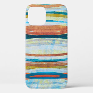 Een detail van een abstract schilderij; concentris Case-Mate iPhone case