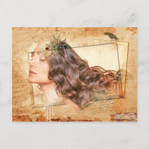 Een deugdzame vrouw Christelijke bruiloft aankondi Briefkaart