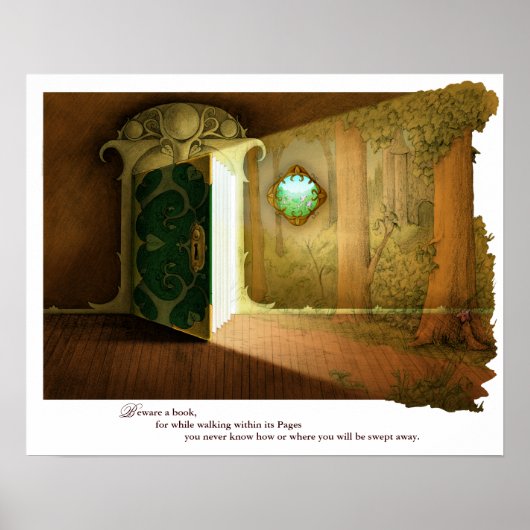 Een deur naar . . . poster (Voorkant)