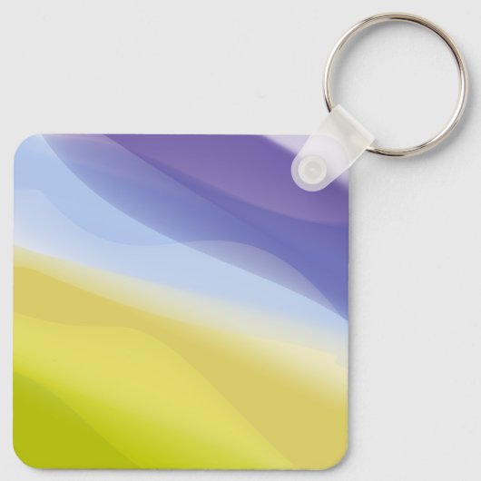 Een deur opent gezegde wijsheidslavendel sleutelhanger (Achterkant)