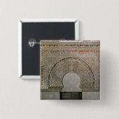 Een deur van de Prayer Hall Vierkante Button 5,1 Cm (Voorkant /achterkant)