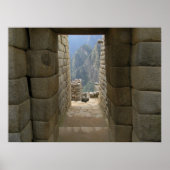 Een deur van Machu Picchu Poster (Voorkant)