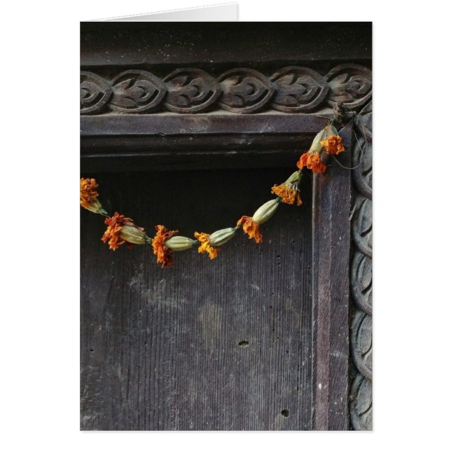 Een deuropening in Kathmandu (Voorkant)