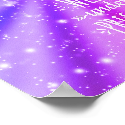 Een diamant is een brok steenkool - onder druk poster (Hoek)