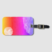 Een dicht uitzicht van fantasiewerelden en hun man bagagelabel (Voorkant (horizontaal))