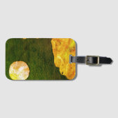 Een dicht uitzicht van fantasiewerelden en hun man bagagelabel (Voorkant (horizontaal))