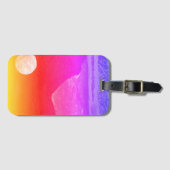 Een dicht uitzicht van fantasiewerelden en hun man bagagelabel (Voorkant (horizontaal))