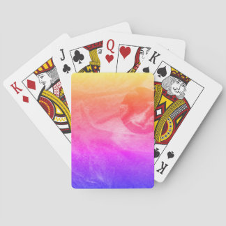 Een dicht uitzicht van fantasiewerelden en hun man pokerkaarten