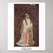 Een dichter in een tuin van Mohammed Ali Poster (Voorkant)